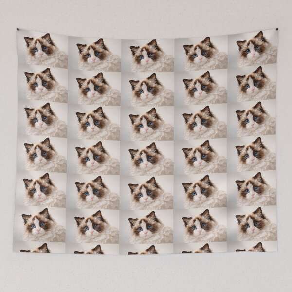 Item preview, minimalist cat art designed and sold by DreamyPawsArt.