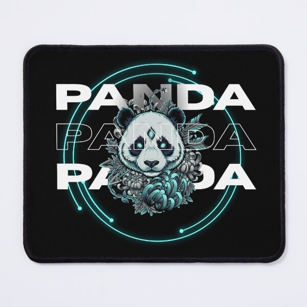Item preview, PANDA Panda Panda – Neon Panda Cyber Aesthetic Design designed and sold by ayvidemporium.