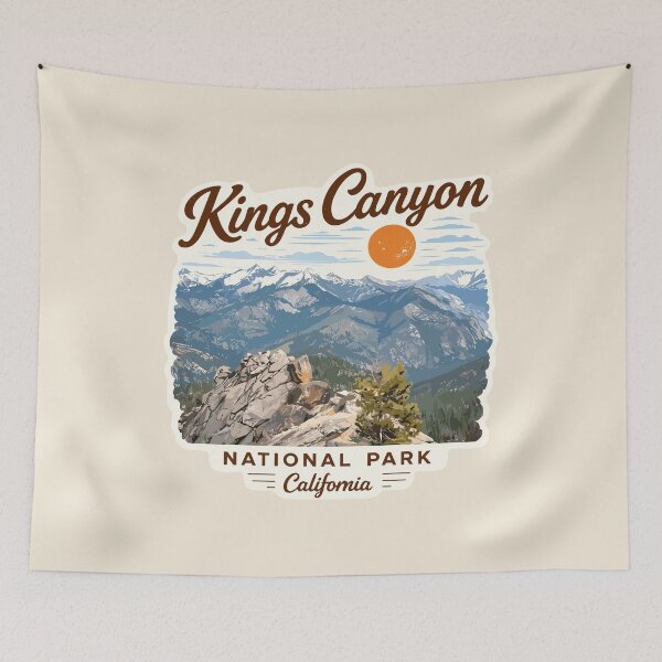 Item preview, Kings Canyon National Park Sticker designed and sold by Gideon Emmerich.