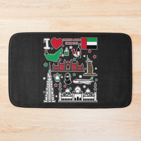 Item preview, UAE Heritage & Landmarks, The Ultimate Dubai & Abu Dhabi Pride Collection designed and sold by mashmosh.