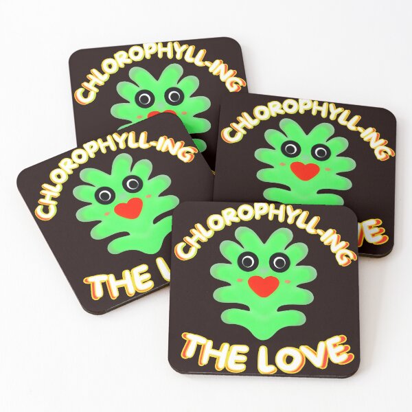Item preview, Chlorophyll-ing The Love: Cute Luminous Green Sprout Science Pun designed and sold by HopeAndHustle.