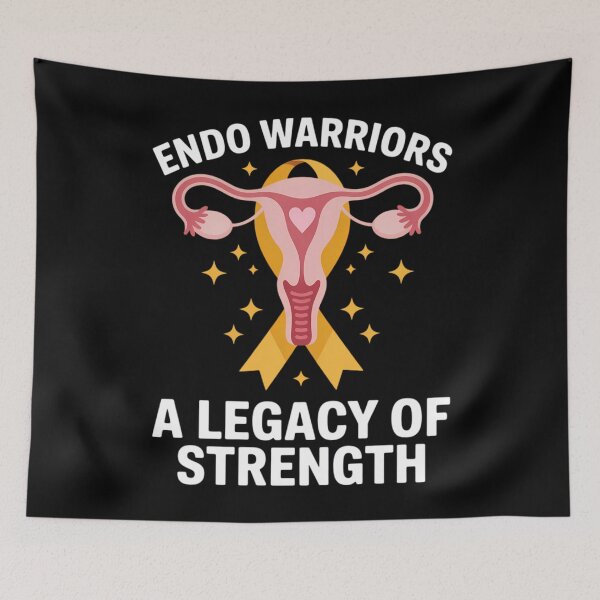 Item preview, Endo Warrior Endometriosis Awareness Month Endo Fighter 2 designed and sold by tiekanamac.