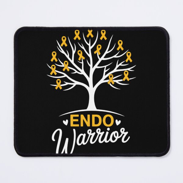Item preview, Endo Warrior Endometriosis Awareness Month Yellow Ribbon 2 designed and sold by tiekanamac.