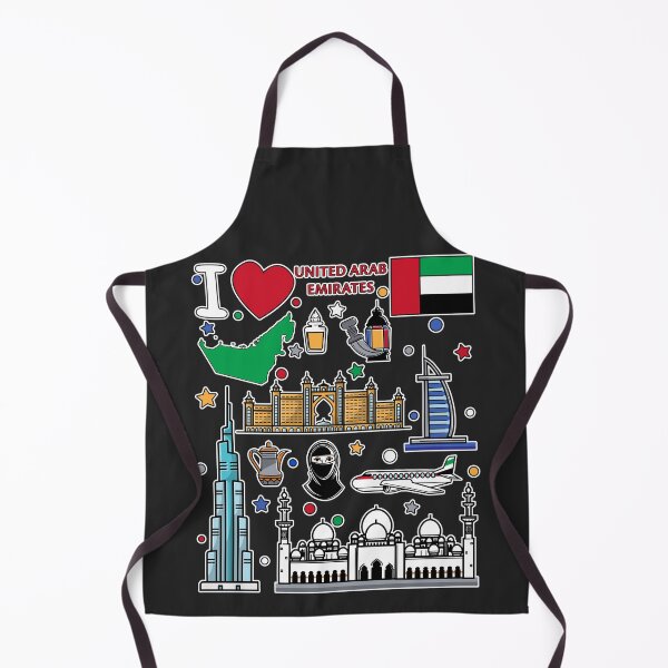 Item preview, UAE Pride, Iconic Landmarks & Cultural Symbols Collage designed and sold by mashmosh.