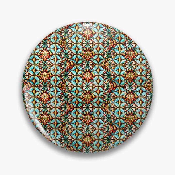 Item preview, Turquoise Blue Ornate Bohemian Floral Aesthetic Zepora’s Corridors 2x designed and sold by Zeporas Castle.