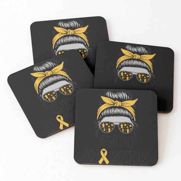 Item preview, Endo Warrior Endometriosis Awareness Month Yellow Ribbon designed and sold by tiemacopaxer.