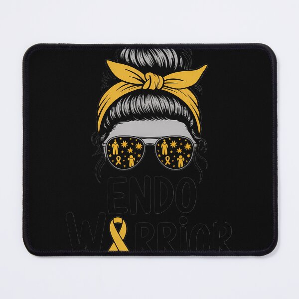 Item preview, Endo Warrior Endometriosis Awareness Month Yellow Ribbon designed and sold by tiemacopaxer.