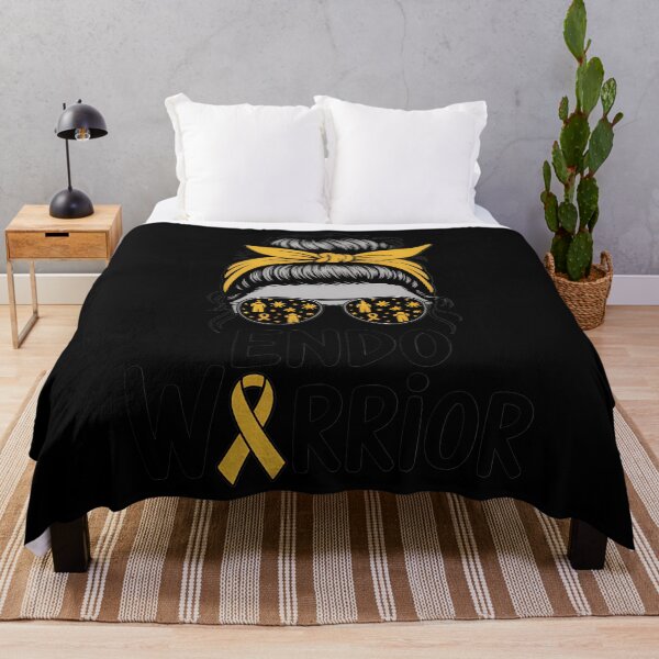 Item preview, Endo Warrior Endometriosis Awareness Month Yellow Ribbon designed and sold by tiemacopaxer.
