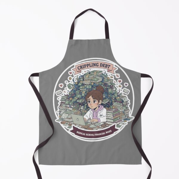 Item preview, Crippling Debt Medical School Financial Woes Funny Humor designed and sold by medoutfits.