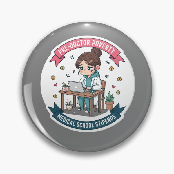 Item preview, Pre-Doctor Poverty Medical School Stipends Funny Humor designed and sold by medoutfits.