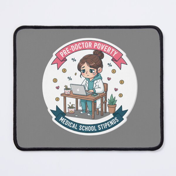 Item preview, Pre-Doctor Poverty Medical School Stipends Funny Humor designed and sold by medoutfits.