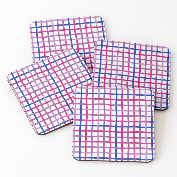 Item preview, Contemporary Playful Abstract Lattice In Bisexual LGBTQ Palette designed and sold by teeworthy.