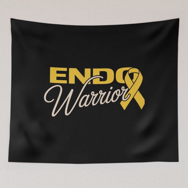 Item preview, Endo Warrior Endometriosis Uterus Endometrium Yellow designed and sold by tiemacopaxer.