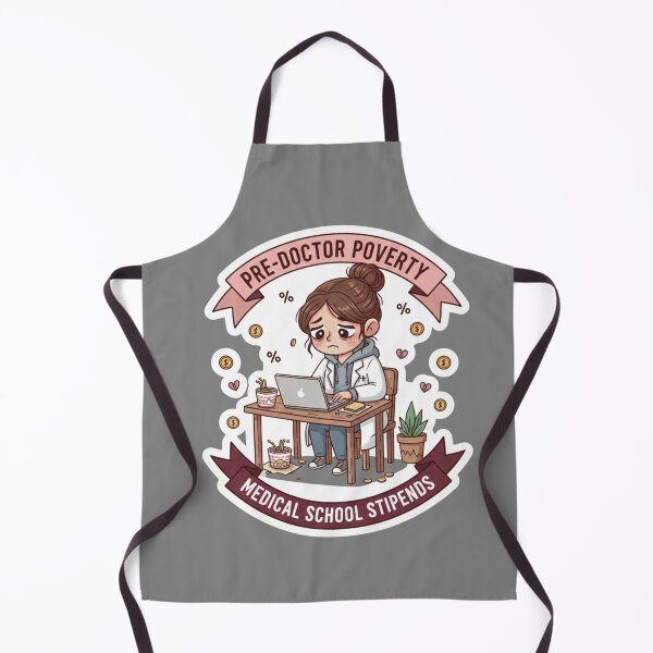 Item preview, Pre-Doctor Poverty Funny Female Medical Student Stipend Art designed and sold by medoutfits.