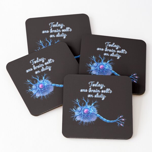 Item preview, Today, One Brain Cell’s on Duty – Funny Science T-Shirt designed and sold by Tadeusz1.
