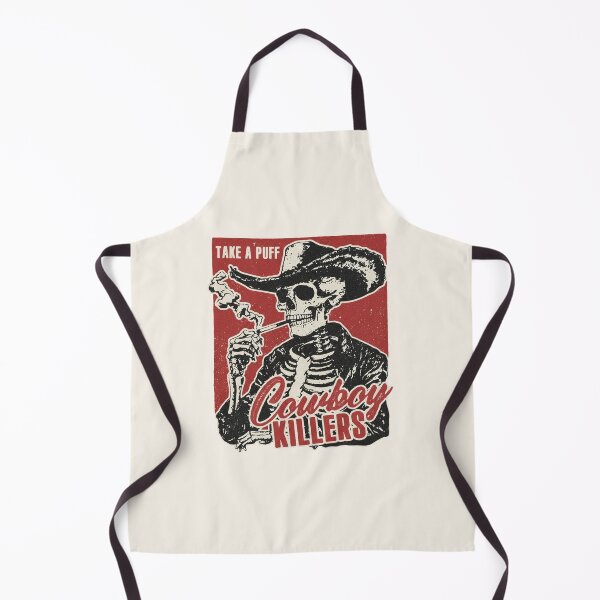 Item preview, Smoking Skeleton, Cowboy Killers, Funny Skull, Vintage Western Grunge, Edgy Alt designed and sold by toongstudio.