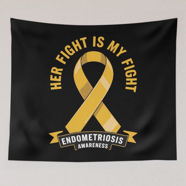 Item preview, Endo Warrior Her Fight Is My Fight Endometriosis Awareness designed and sold by tiemacopaxer.