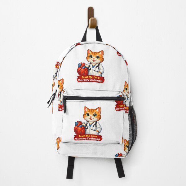 Item preview, Trust Me, I’m a Veterinary Cardiologist – Cute Cat Doctor Illustration designed and sold by Bettybee00.
