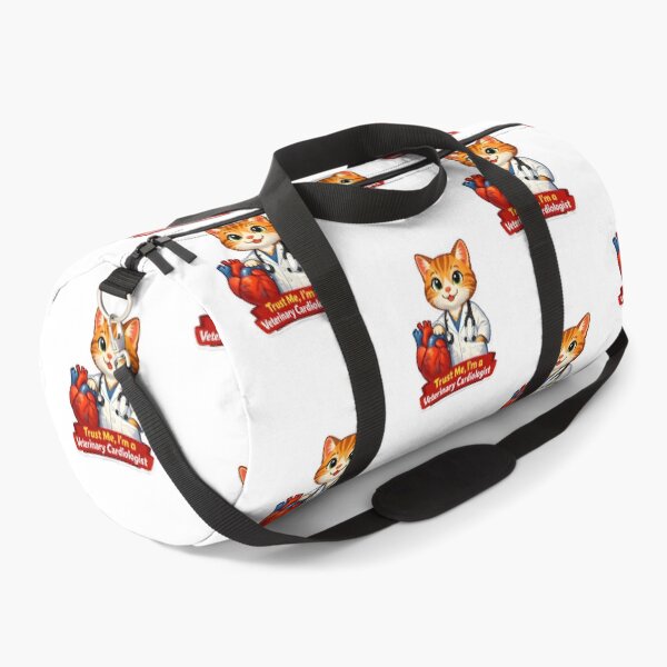 Item preview, Trust Me, I’m a Veterinary Cardiologist – Cute Cat Doctor Illustration designed and sold by Bettybee00.