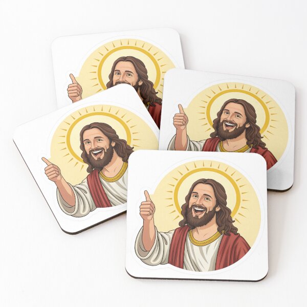 Item preview, Buddy Christ inspired fan art — a humorous and iconic take on modern religious imagery. designed and sold by TJprint.