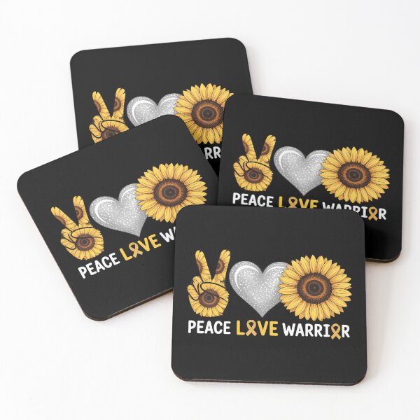 Item preview, Endo Warrior Peace Love Warrior Endometriosis Awareness designed and sold by tiemacopaxer.