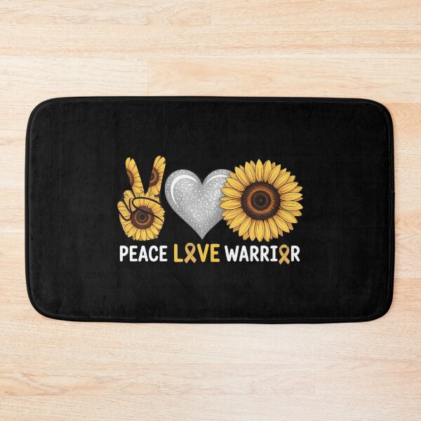 Item preview, Endo Warrior Peace Love Warrior Endometriosis Awareness designed and sold by tiemacopaxer.