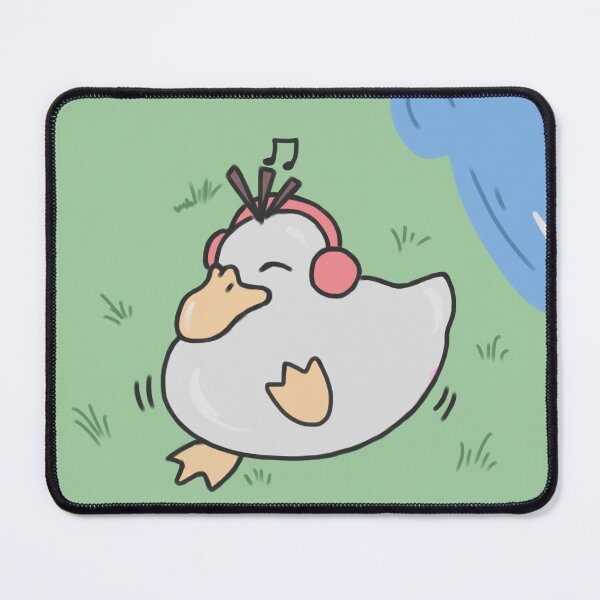 Item preview, Cute White Duck Listening to Music designed and sold by Lauty-23.