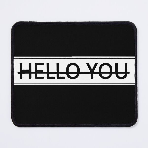 Item preview, Hello You Strikethrough - Minimalist Sarcasm designed and sold by Urban-InkStudio.