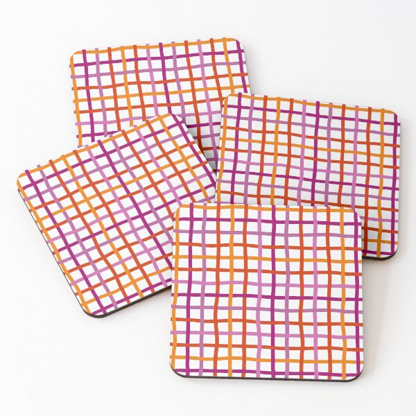Item preview, Contemporary Playful Abstract Lattice In Lesbian LGBTQ Palette designed and sold by teeworthy.