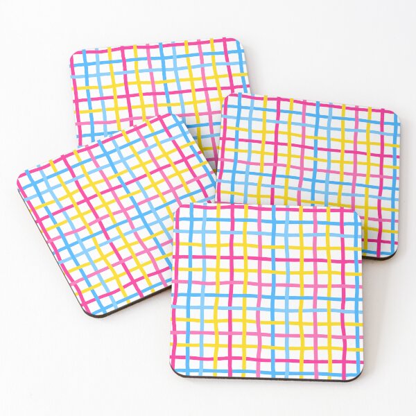 Item preview, Contemporary Playful Abstract Lattice In Pansexual LGBTQ Palette designed and sold by teeworthy.