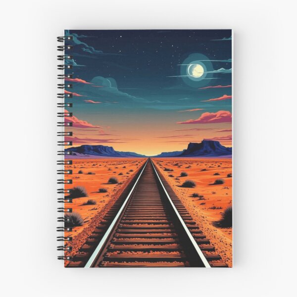 Item preview, Desert Railway Night Journey Aesthetic designed and sold by Fern & Fable.