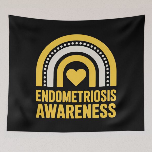 Item preview, Endometriosis Awareness Endo Support Ribbon designed and sold by lilensgavadur.