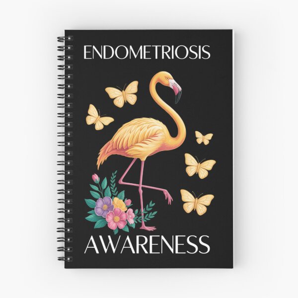 Item preview, Endometriosis Awareness Flamingo Yellow Uterus Endometrium designed and sold by lilensgavadur.