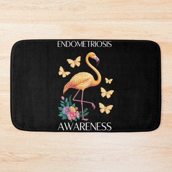 Item preview, Endometriosis Awareness Flamingo Yellow Uterus Endometrium designed and sold by lilensgavadur.