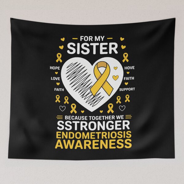 Item preview, Endometriosis Awareness Her Fight Is My Fight Sister designed and sold by lilensgavadur.