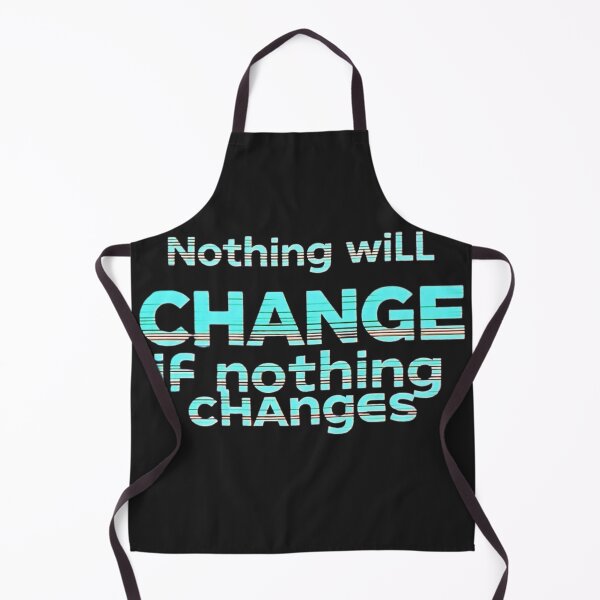 Item preview, Nothing Will Change If Nothing Changes – Motivational Neon Typography designed and sold by Sparkofart07.