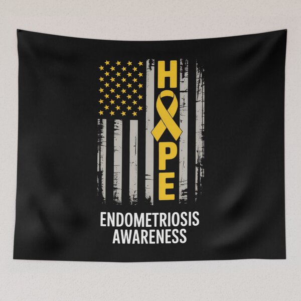 Item preview, Endometriosis Awareness Hope Endometriosis Warrior designed and sold by lilensgavadur.