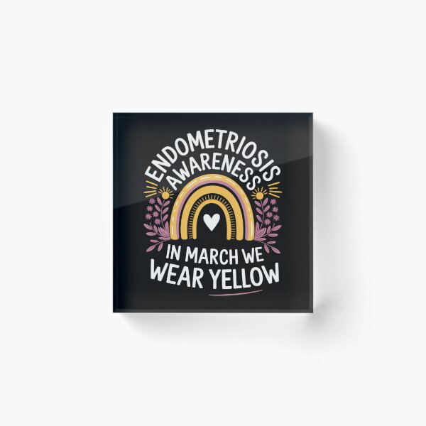 Item preview, Endometriosis Awareness in March We Wear Yellow designed and sold by lilensgavadur.