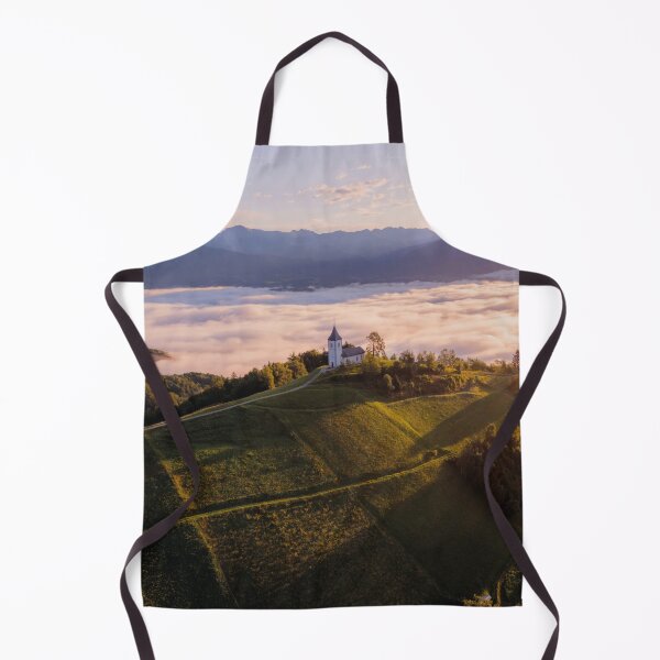 Item preview, Church above the sea of fog – Magical mountain landscape photography designed and sold by Mauswohn.