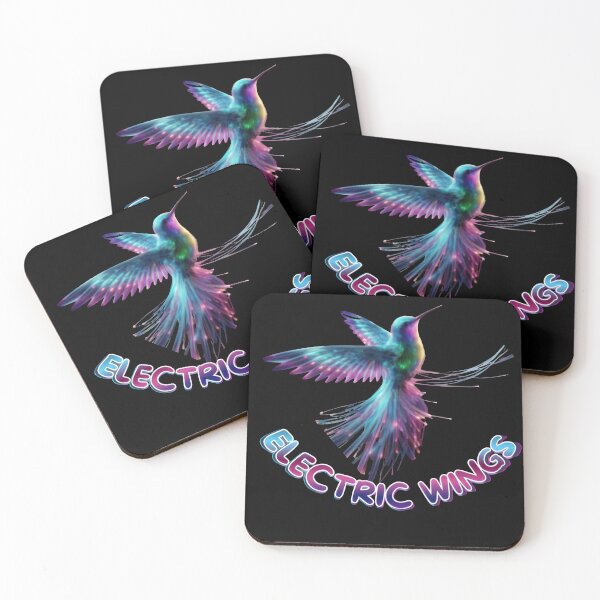 Item preview, Luminous Hummingbird Electric Wings: Radiant Tech-Organic Bird Art designed and sold by HopeAndHustle.