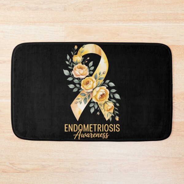 Item preview, Endometriosis Awareness Month 2026 Yellow Floral Ribbon designed and sold by lilensgavadur.