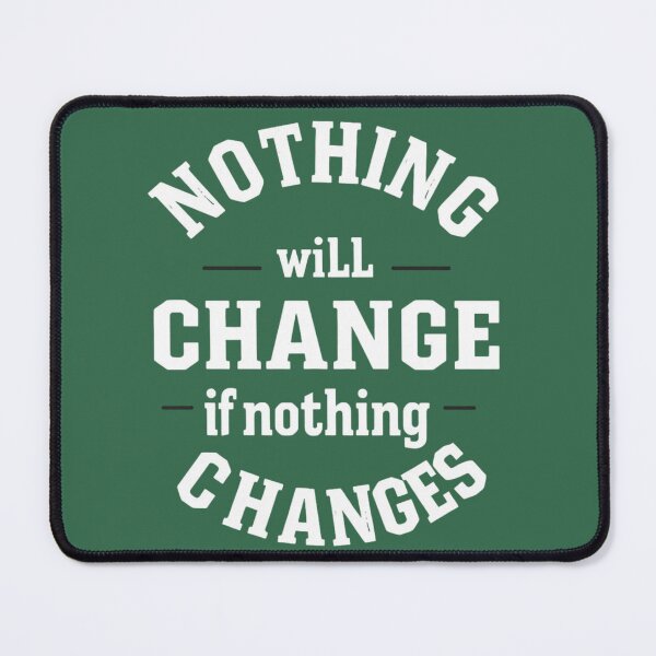 Item preview, Nothing Will Change If Nothing Changes – Motivational Typography designed and sold by Sparkofart07.
