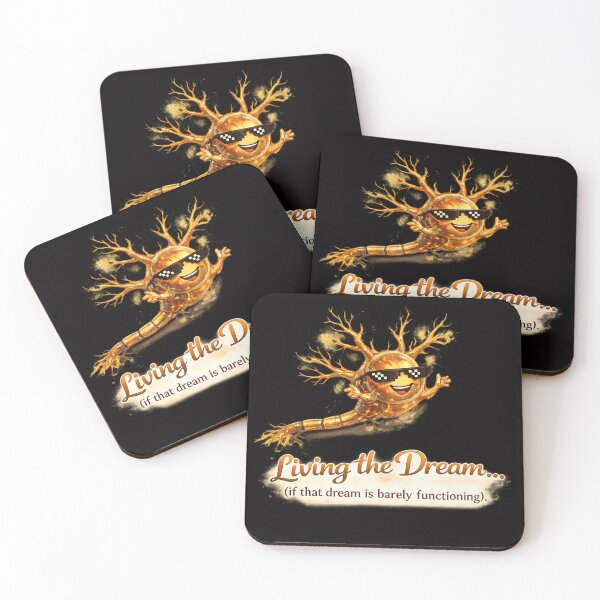 Item preview, Living the Dream (Barely Functioning) – Sarcastic Brain Cell Humor designed and sold by Tadeusz1.