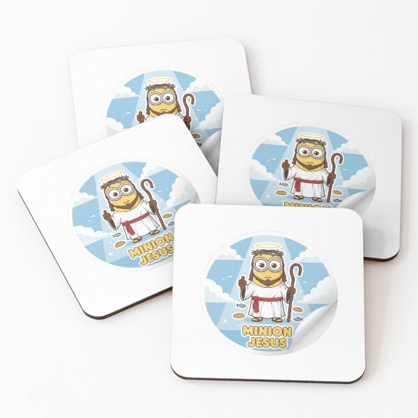 Item preview, Minion Jesus meme fan art blending pop culture humor with playful religious parody designed and sold by TJprint.