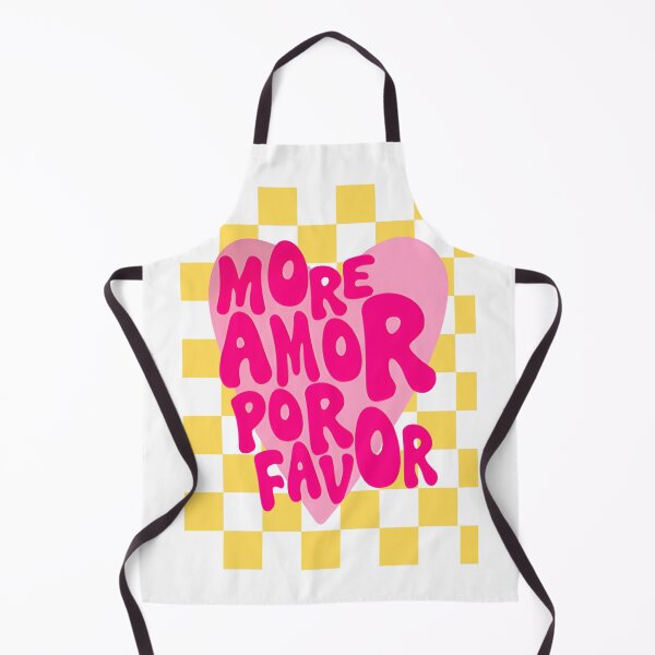 Item preview, Funky Checkerboard More Amor Por Favor Print designed and sold by VedNarts.