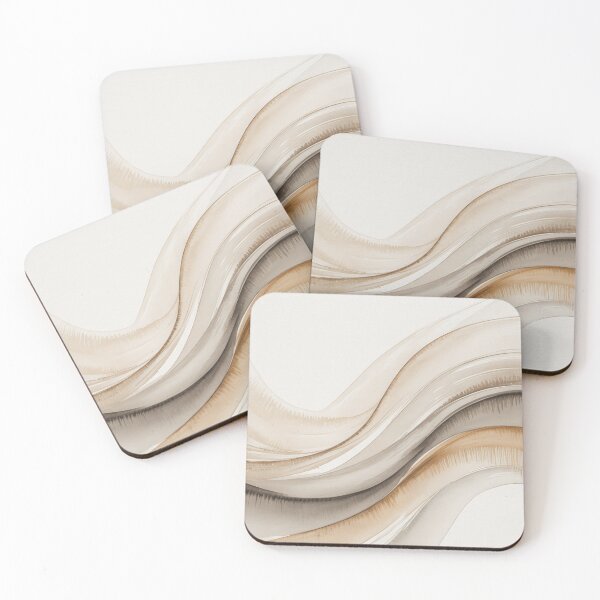 Item preview, Minimal Neutral Watercolor Wash Abstract | Modern Beige Minimalist Wall Art designed and sold by Tamas Das.