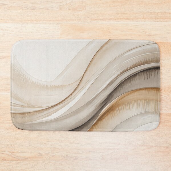 Item preview, Minimal Neutral Watercolor Wash Abstract | Modern Beige Minimalist Wall Art designed and sold by Tamas Das.
