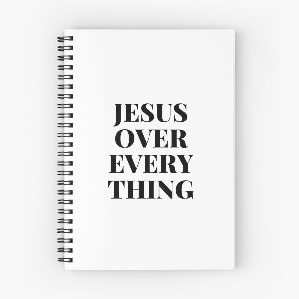 Item preview, "Jesus Over Everything" print designed and sold by shopredeemed.