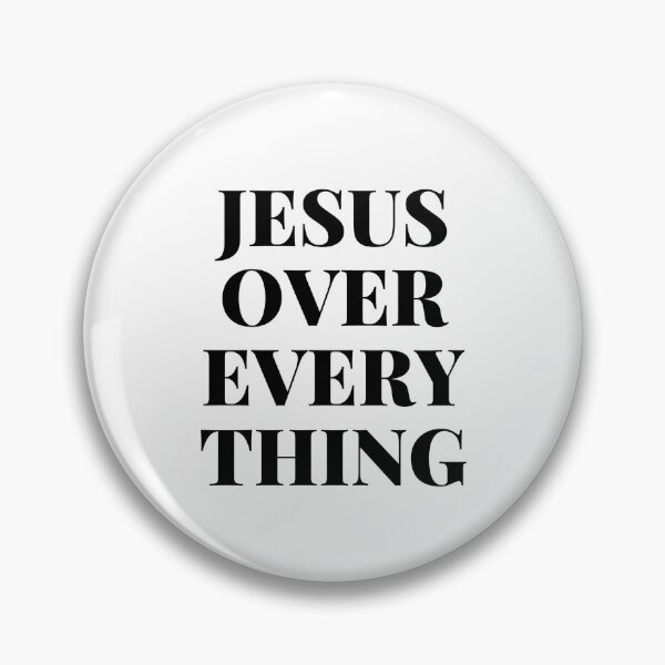 Item preview, "Jesus Over Everything" print designed and sold by shopredeemed.