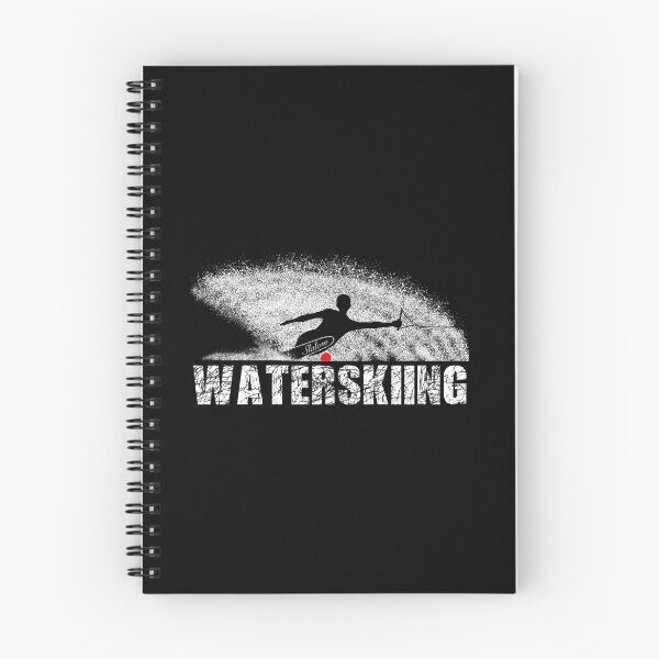 Item preview, Slalom Waterskier Silhouetted Against Spray designed and sold by theslackercast.